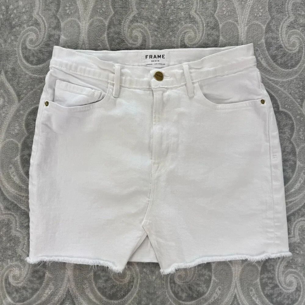 Womens Frame Le Mini Skirt